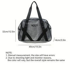 Large Capacity Transparent Makeup Handbag