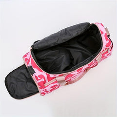 Pattern Sports Shoulder Bag Fitness Handbag Zipper Luggage Bag