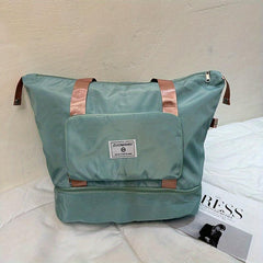 Large Capacity Duffle Bag Zipper Sports Overnight Bag