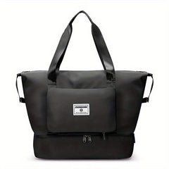Large Capacity Duffle Bag Zipper Sports Overnight Bag