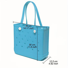 Large Capacity Beach Bag Basket Handheld Fitness Bag