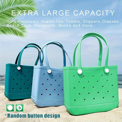 Large Capacity Beach Bag Basket Handheld Fitness Bag