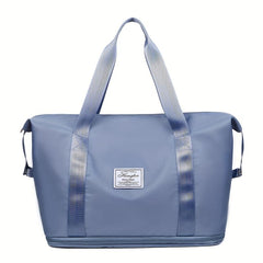 Large Capacity Expandable Travel Duffle Bag Dry Wet Waterproof Weekender