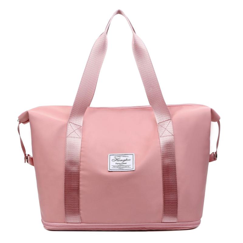 Large Capacity Expandable Travel Duffle Bag Dry Wet Waterproof Weekender