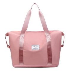 Large Capacity Expandable Travel Duffle Bag Dry Wet Waterproof Weekender