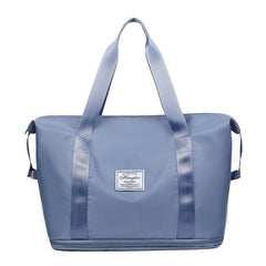 Large Capacity Expandable Travel Duffle Bag Dry Wet Waterproof Weekender