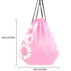 Large Capacity Drawstring Canvas Backpack