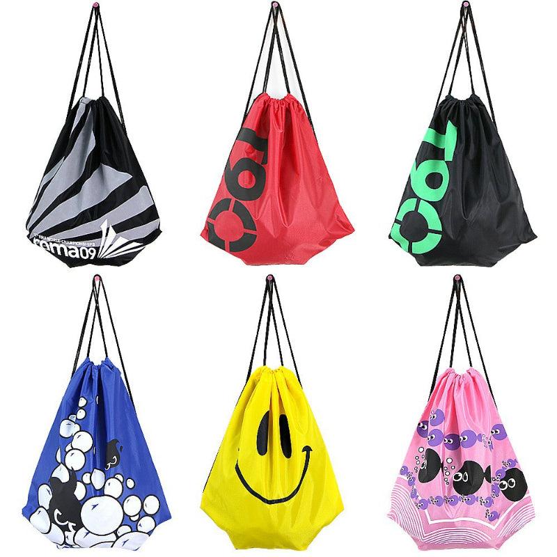 Large Capacity Drawstring Canvas Backpack
