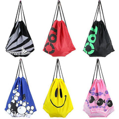 Large Capacity Drawstring Canvas Backpack