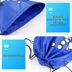 Large Capacity Drawstring Canvas Backpack