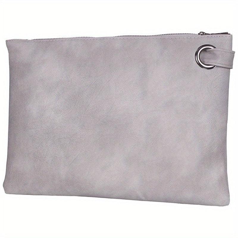 Large Capacity Wristlet Clutch Bag Elegant Zipper Dinner Evening Bag