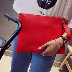 Large Capacity Wristlet Clutch Bag Elegant Zipper Dinner Evening Bag