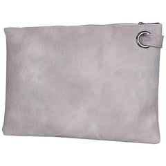 Large Capacity Wristlet Clutch Bag Elegant Zipper Dinner Evening Bag