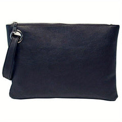 Large Capacity Wristlet Clutch Bag Elegant Zipper Dinner Evening Bag