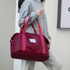 Large Capacity Zipper Sports Bag Gym Handbag