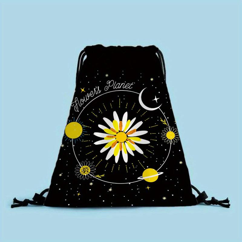 Sunflower Drawstring Sackpack Lightweight Backpack