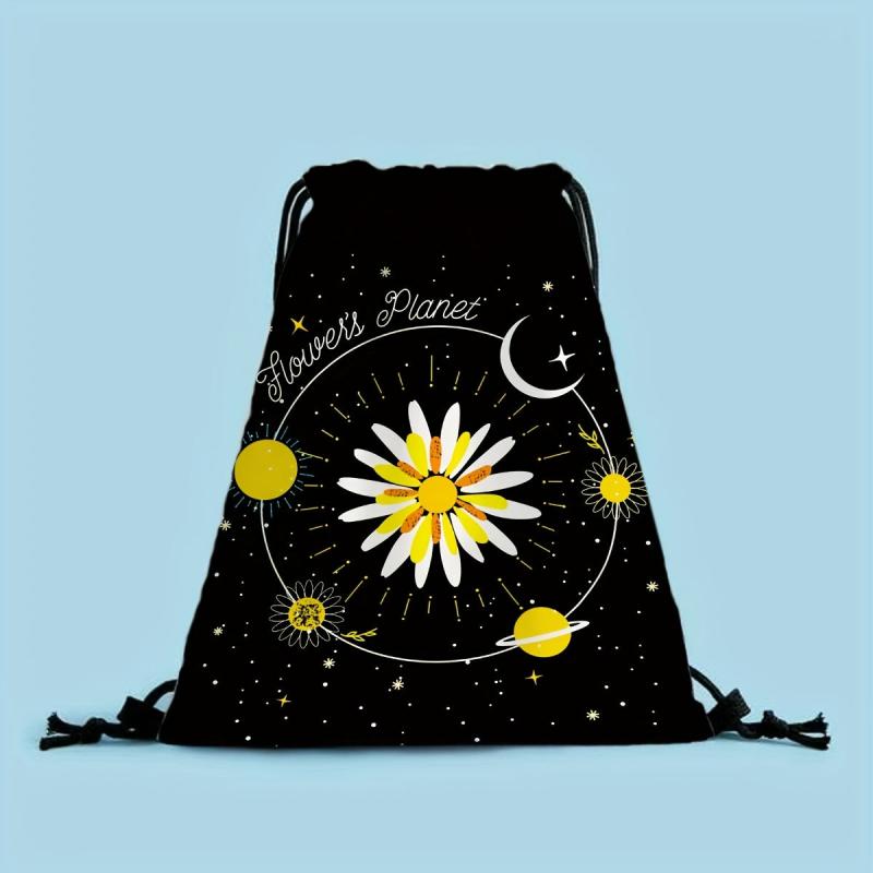 Sunflower Drawstring Sackpack Lightweight Backpack