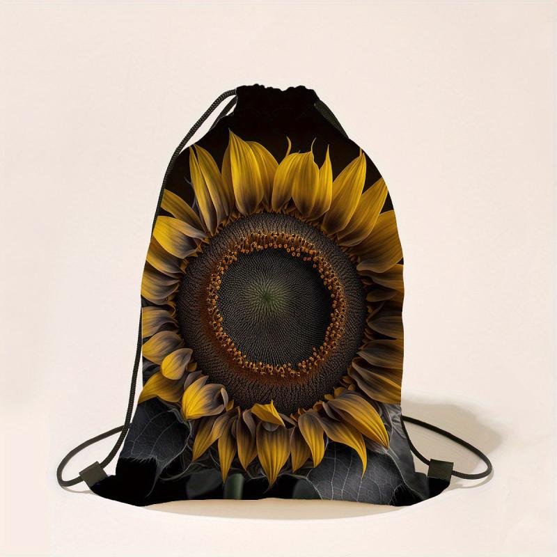 Sunflower Drawstring Sackpack Lightweight Backpack