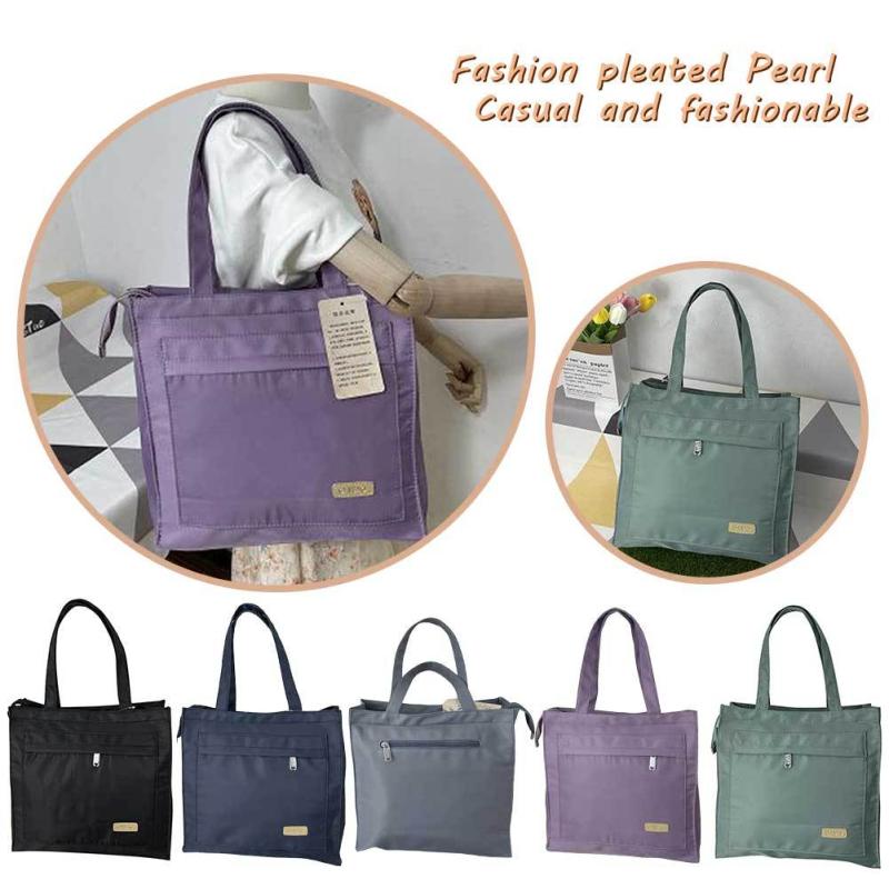 Large Capacity Nylon Tote Bag for Travel Vacation