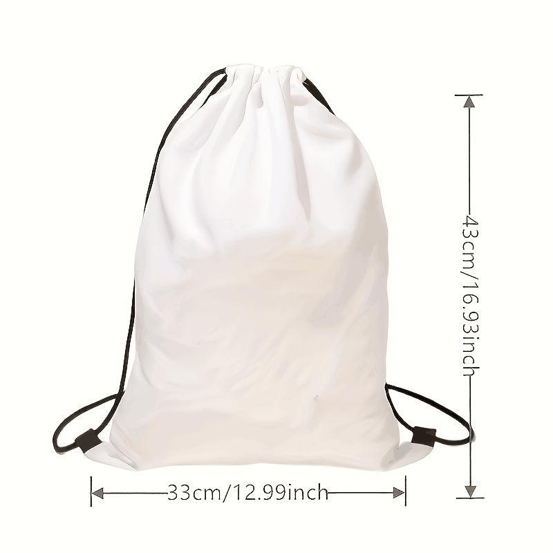 Sloth Pattern Drawstring Bag Sports Backpack