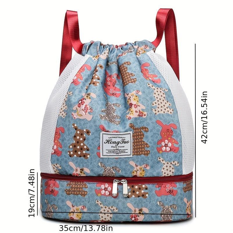 Large Capacity Waterproof Backpack Lightweight Portable Beach Bag