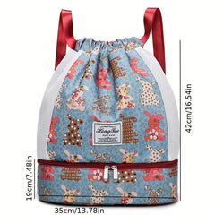 Large Capacity Waterproof Backpack Lightweight Portable Beach Bag