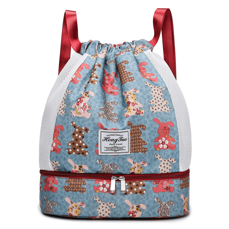 Large Capacity Waterproof Backpack Lightweight Portable Beach Bag