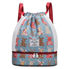 Large Capacity Waterproof Backpack Lightweight Portable Beach Bag