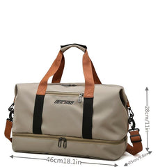 Portable Travel Bag Large Capacity Luggage Bag Dry And Wet Separation