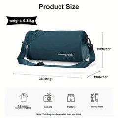 Minimalist Letter Print Sports Shoulder Bag Lightweight Versatile Fitness Bag