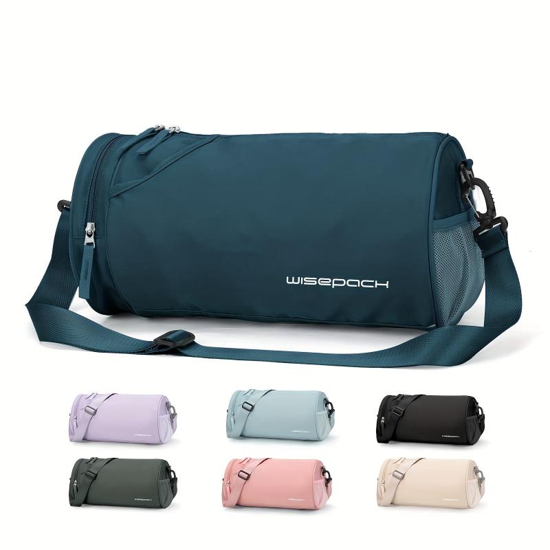 Minimalist Letter Print Sports Shoulder Bag Lightweight Versatile Fitness Bag