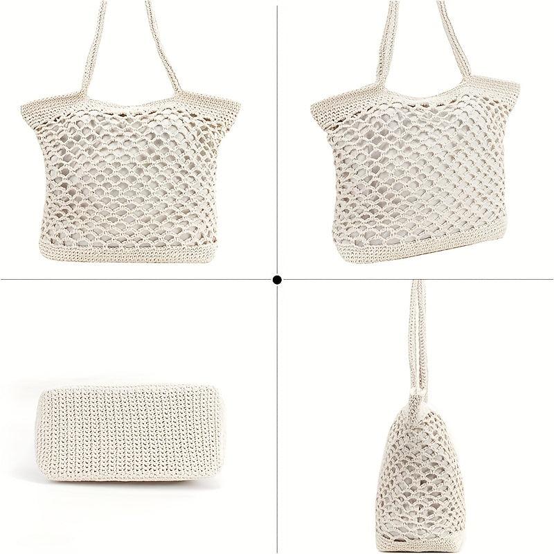 Beach Tote Bag Large Capacity Woven Hobo Bag Women's Handbag