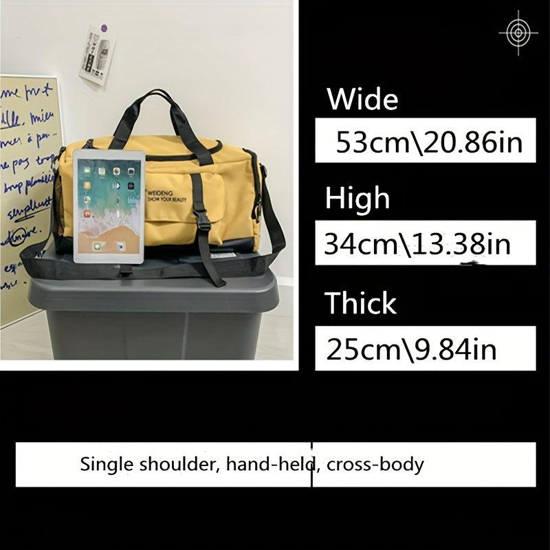 Large Capacity Lightweight Gym Duffle Bag with Zipper