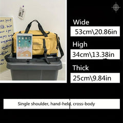 Large Capacity Lightweight Gym Duffle Bag with Zipper