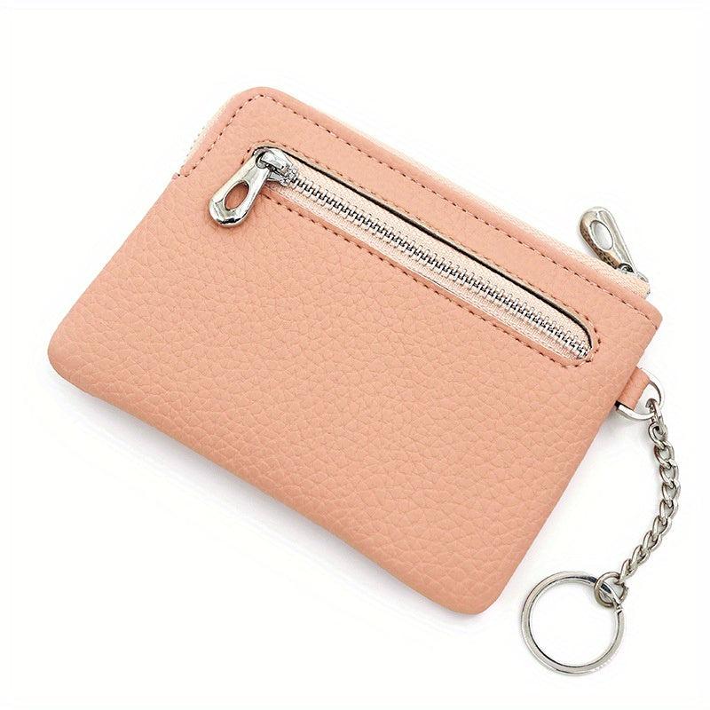 Women's RFID Blocking Bifold Wallet with Keychain