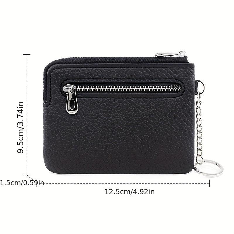 Women's RFID Blocking Bifold Wallet with Keychain