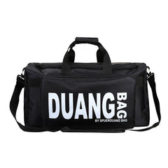 Large Capacity Portable Gym Bag Waterproof Duffle Bag Pockets Weekender Bag