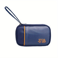 Portable Zipper Passport Document Storage Bag Data Cable Storage Bag