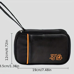 Portable Zipper Passport Document Storage Bag Data Cable Storage Bag