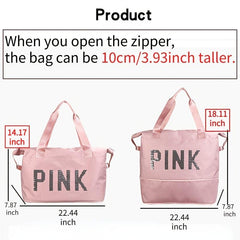 Large Capacity Travel Storage Bag Zipper Duffel Bag Lightweight Training Bag