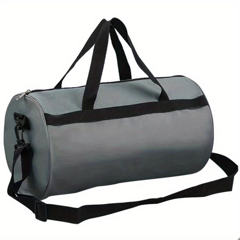 Large Capacity Cylinder Duffle Bag Nylon Lightweight Luggage Bag