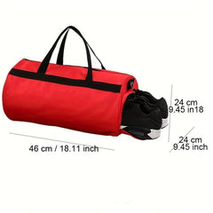 Large Capacity Cylinder Duffle Bag Nylon Lightweight Luggage Bag