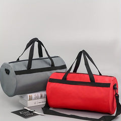 Large Capacity Cylinder Duffle Bag Nylon Lightweight Luggage Bag