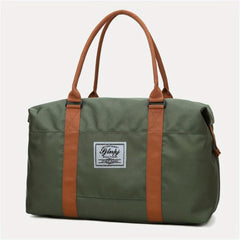 Colorblock Fitness Handbag Gym Bag Lightweight Luggage Bag