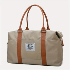 Colorblock Fitness Handbag Gym Bag Lightweight Luggage Bag
