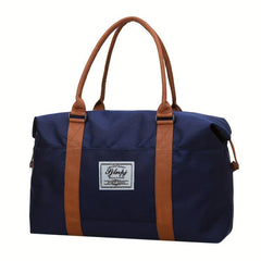Colorblock Fitness Handbag Gym Bag Lightweight Luggage Bag