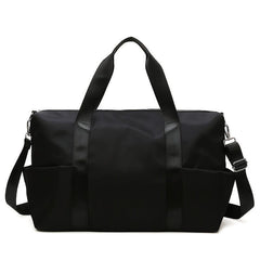 Minimalist Large Capacity Duffel Bag Zipper Portable Luggage Handbag