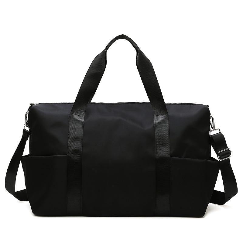 Minimalist Large Capacity Duffel Bag Zipper Portable Luggage Handbag