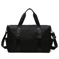 Minimalist Large Capacity Duffel Bag Zipper Portable Luggage Handbag