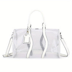 Transparent Mesh Sports Gym Bag Waterproof Travel Duffle Bag
